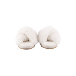 Lovisa slip-on tøffel, creme, Shepherd of Sweden