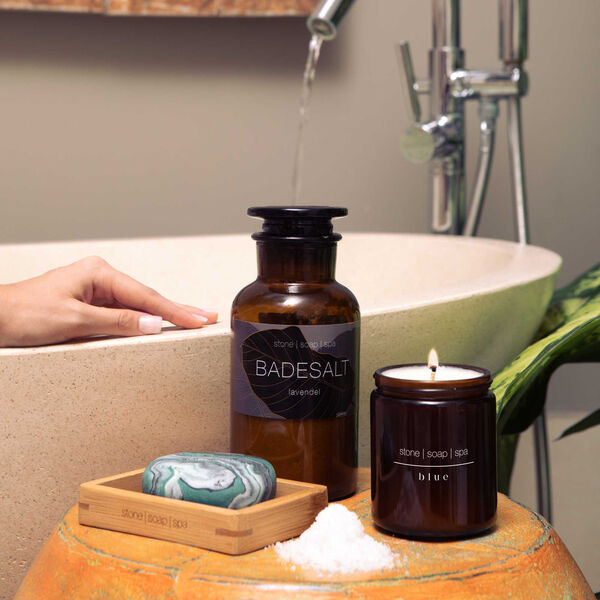 Badesalt lavendel, 640 g, Stone Soap Spa