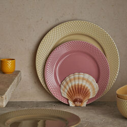 Rhombe Earth Middagstallerken Ø 27 cm, marble, Lyngby Porcelæn