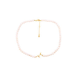 Marigold pearl halskjede, gold, Hultquist Copenhagen