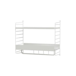 Hallway Bundle G, white/white, String Furniture