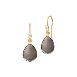Prima Ballerina &Oslash;reringer, gold/smokey, Julie Sandlau