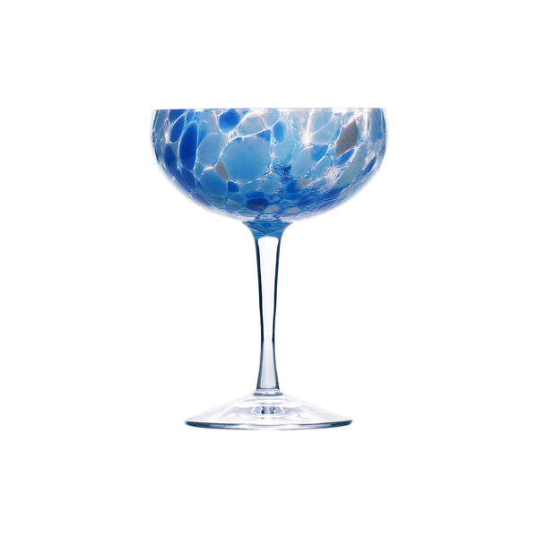 Swirl - champagneglass, blå, Magnor