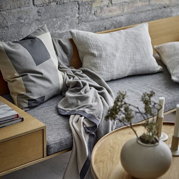 Boucl&eacute; pute, beige, S&ouml;dahl