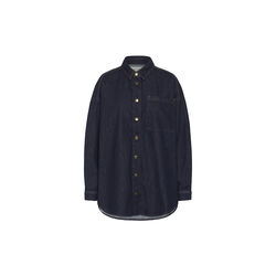 MaloMW 143 Shirt, dark blue un-wash, My Essential Wardrobe