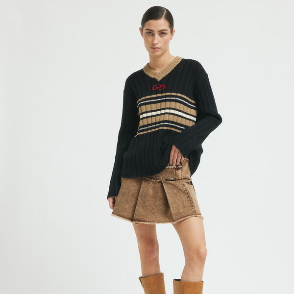 CollinRS strikk genser, black, Résumé