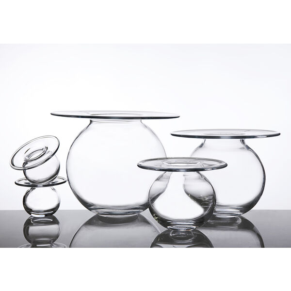 Boblen vase mini 7 cm, klar, Magnor