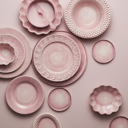 Basic Oyster sk&aring;l 24 cm, light pink, Mateus