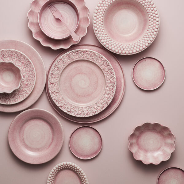 Basic Oyster sk&aring;l 24 cm, light pink, Mateus