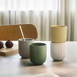 Verda kopp, soft orange, Knabstrup Keramik