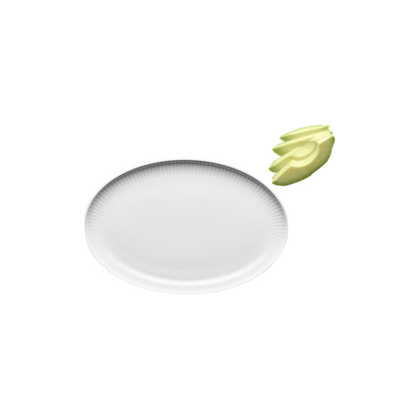 Legio Nova Oval coupe serveringsfat 27 cm, white, Eva Trio