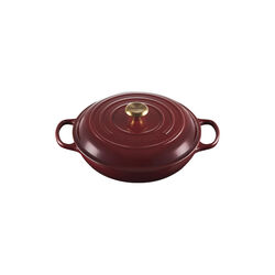 Signature st&oslash;pejern buffetgryte 30 cm, garnet, Le Creuset