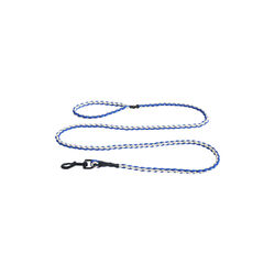 HAY Flettet Hundeb&aring;nd, blue/off-white, HAY