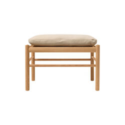 OW149F Footstool, Lime 20365 OW149F Footstool, Lime 20365, Carl Hansen & Søn