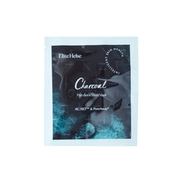 Charcoal Puri-detox Sheet Mask, Elite Helse