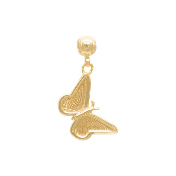 Butterfly Charm, gold, WHO IS SHE