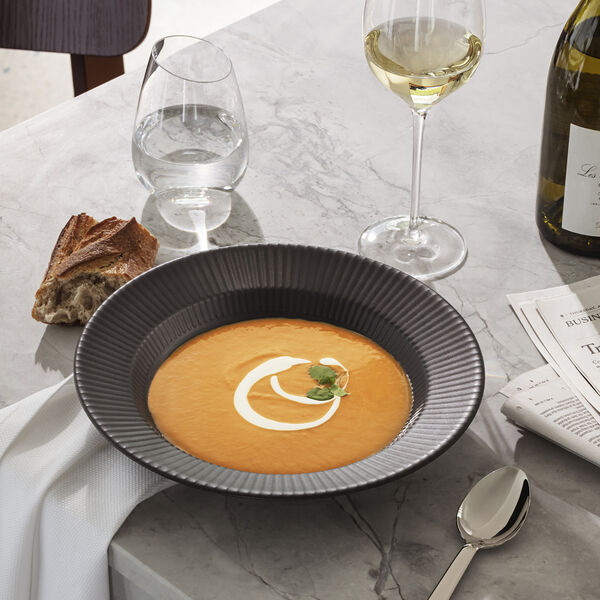 Legio Nova dyp tallerken 25 cm, black, Eva Trio