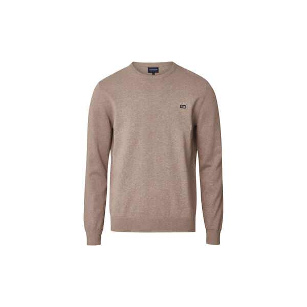 Bradley Cotton Crew genser, beige Bradley Cotton Crew genser, beige, Lexington