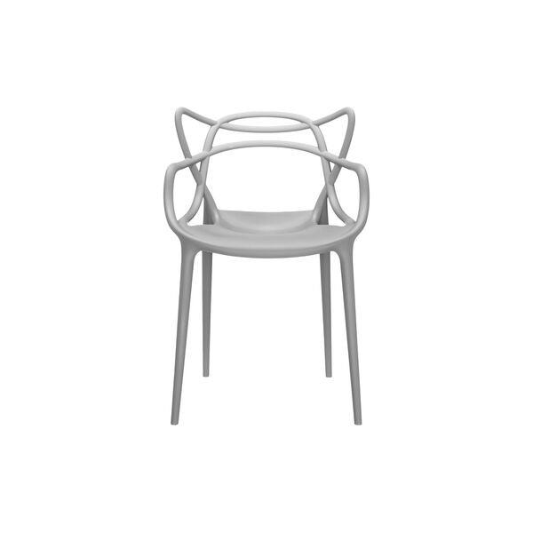 MASTERS stol, grey, Kartell