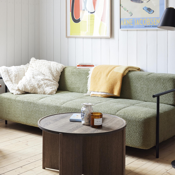 Cling coffee table small, smoked oak, Northern