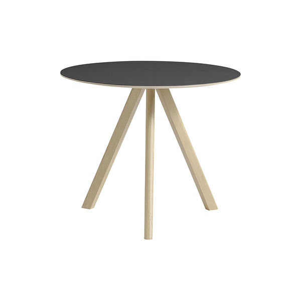 CPH20 spisebord, matt lacquer oak/black, HAY