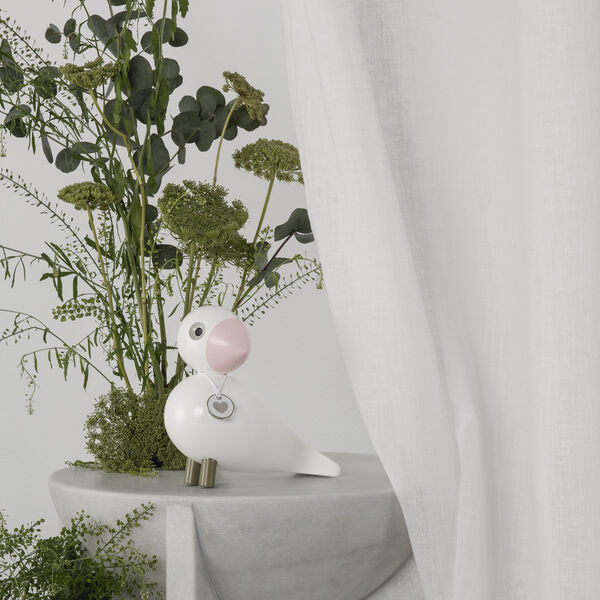 Sangfugl Love, hvit/rosa, Kay Bojesen Denmark