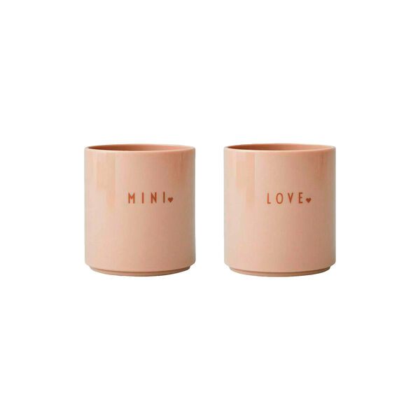 Mini love kopp, oransje, Design Letters
