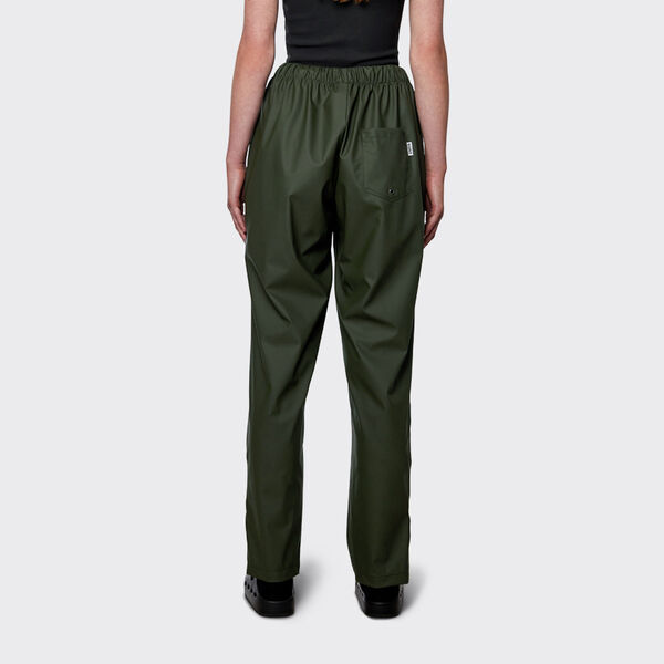Pants slim, green, Rains