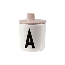 Lokk for Eco A-Z kids kopper, nude, Design Letters