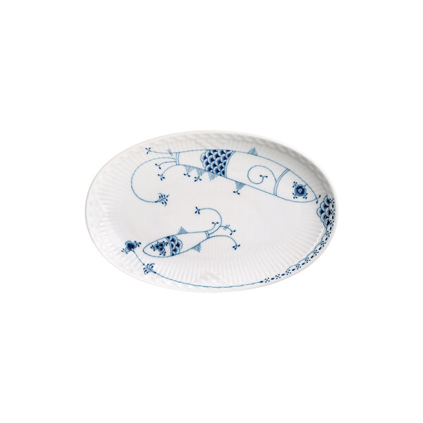 Royal Creatures oval tallerken 23,5 cm, sild Royal Creatures oval tallerken 23,5 cm, sild, Royal Copenhagen