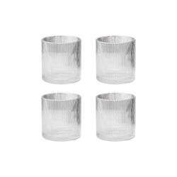 Pilastro Lowball glass 4 stk. | 35 cl | Clear, Stelton
