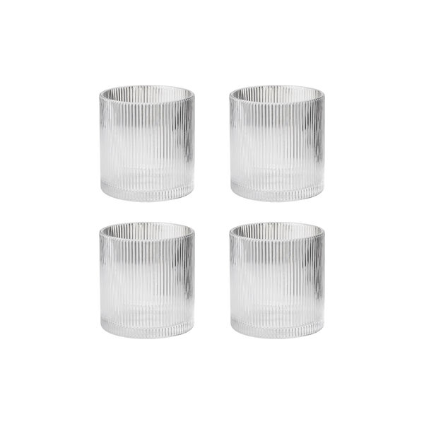 Pilastro Lowball glass 4 stk. | 35 cl | Clear, Stelton