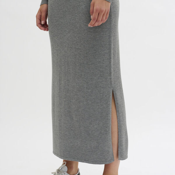 EmmaMW Knit Skirt, smoked pearl melange, My Essential Wardrobe