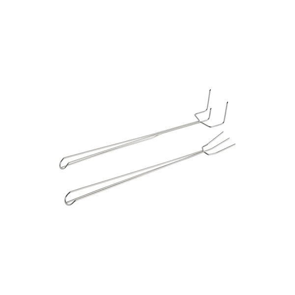 Outdoor Market BBQ Fork, stainless steel, HAY