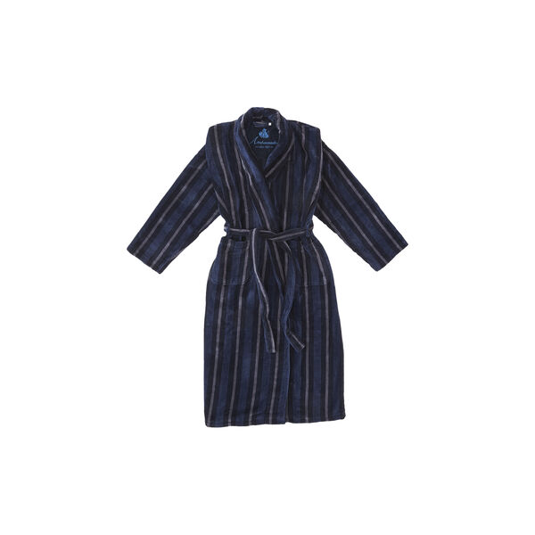 Helsinki badekåpe, blå/grå, Ambassador 1867