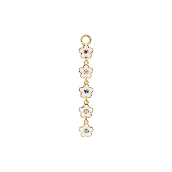 Ingerline Chain Charm, multi, Emilia by Bon Dep