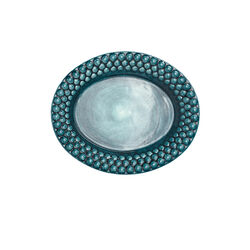Bubbles tallerken 20x16 cm, ocean, Mateus