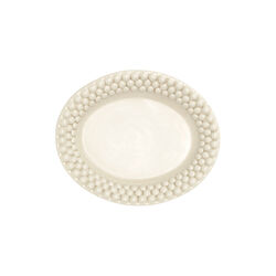 Bubbles tallerken 20x16 cm, sand, Mateus