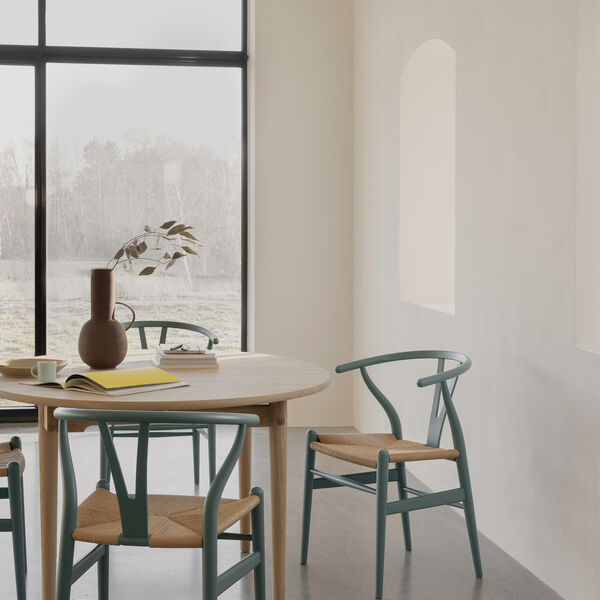 CH24 Y-stolen spisestuestol, soft pewter, Carl Hansen & S&oslash;n