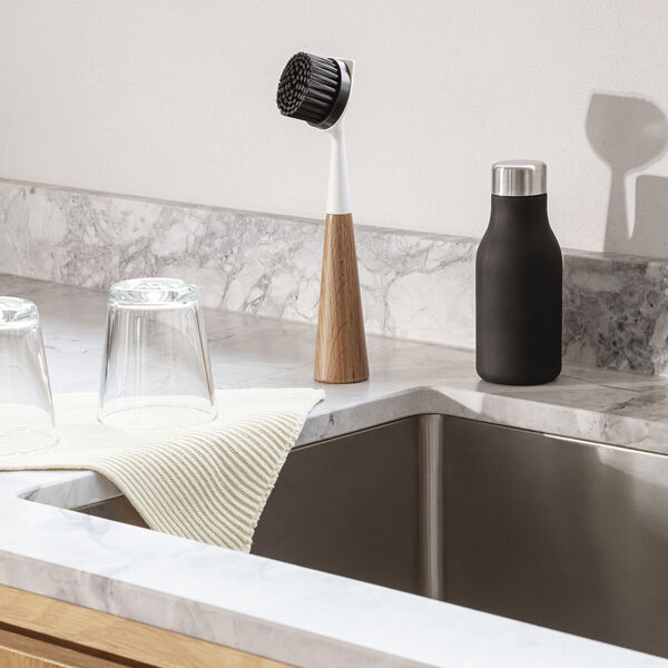 Oppvaskb&oslash;rst eik/nylon, hvit, Eva Solo