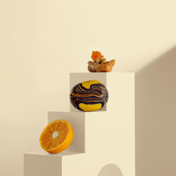 Gurkemeie såpestykke, Stone Soap Spa