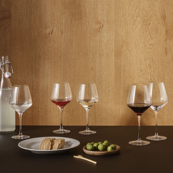 Legio Nova r&oslash;dvinsglass 6 stk., Eva Trio