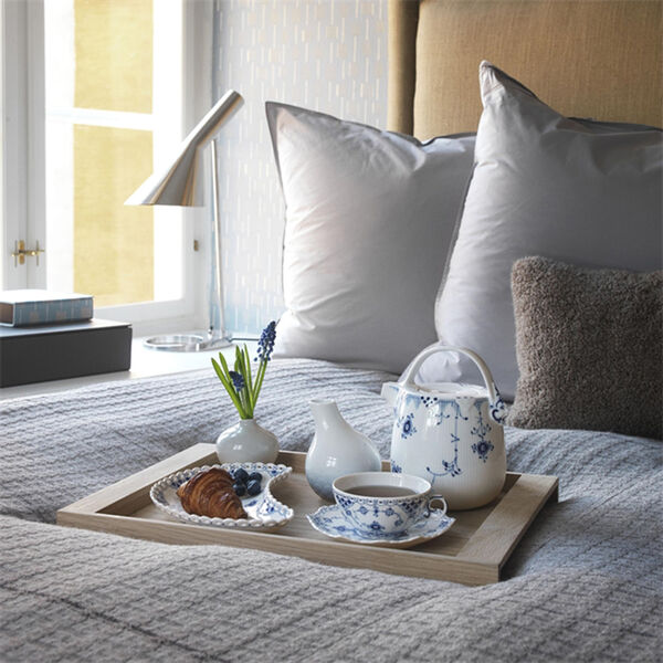 Musselmalt Helblonde kopp og underkop, Royal Copenhagen