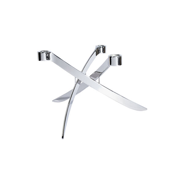 LightArch Mini 3-armers lysestake, krom, Uyuni Lighting