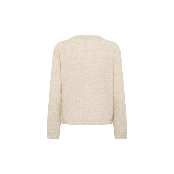 KBZelda Round neck Cardigan, egret, Karen by Simonsen