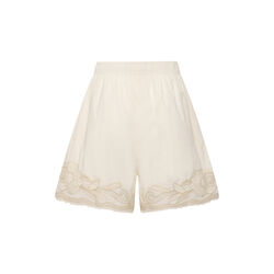 BitjaPW Shorts, whisper white w french oak emb, Part Two