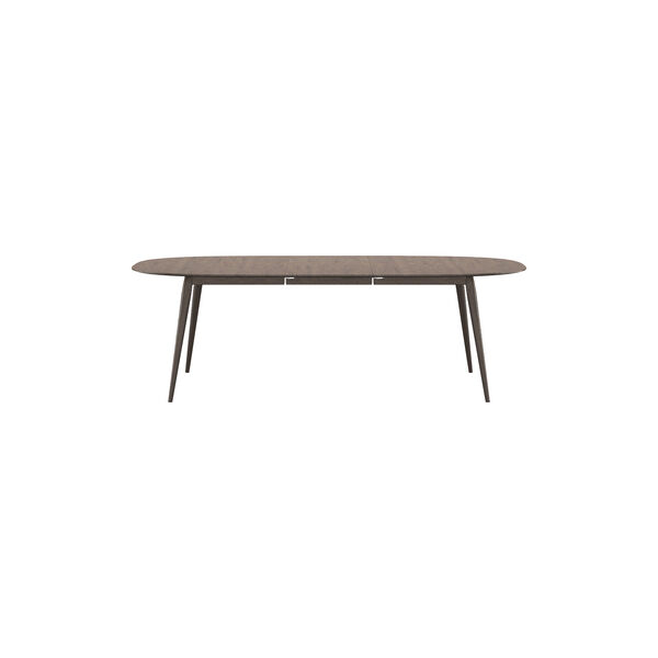 PLAYdinner Lam&eacute; Dining Table with Extension incl. 1 Extension Leaf, smoked oak, Bruunmunch Furniture