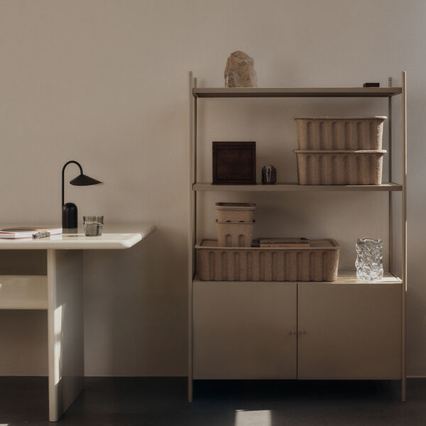 Virelle Vase, clear, Ferm Living