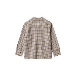 Shirt L/S Willum, blue check, Wheat