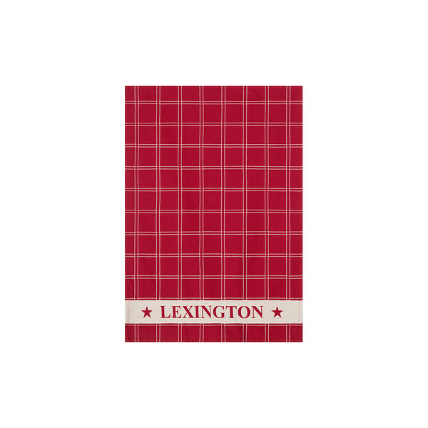 Cotton Jacquard Kitchen Towel | Red/White | Kj&oslash;kkenh&aring;ndkle, Lexington